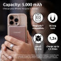 Intenso MW5000 Batterie Externe magnétique 5000 mAh – Compatible MagSafe, Recharge sans Fil 15 W, USB-C PD 20 W, Plate et compac Intenso MW5000 Batterie Externe magnétique 5000 mAh – Compatible MagSafe, Recharge sans Fil 15 W, USB-C PD 20 W, Plate et compac