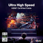 CLUB 3D CABLE HDMI ULTRA HIGH SPEED 10K 120HZ 48GBPS 2M. CLUB 3D CABLE HDMI ULTRA HIGH SPEED 10K 120HZ 48GBPS 2M.