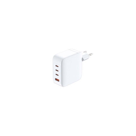 D-Link DCF-141 Chargeur USB GaN 140W – Adaptateur 4 Ports avec PD 3.1, QC 4.0, USB-C & USB-A – Chargeur Mural Compact pour MacBo