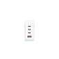 D-Link DCF-141 Chargeur USB GaN 140W – Adaptateur 4 Ports avec PD 3.1, QC 4.0, USB-C & USB-A – Chargeur Mural Compact pour MacBo