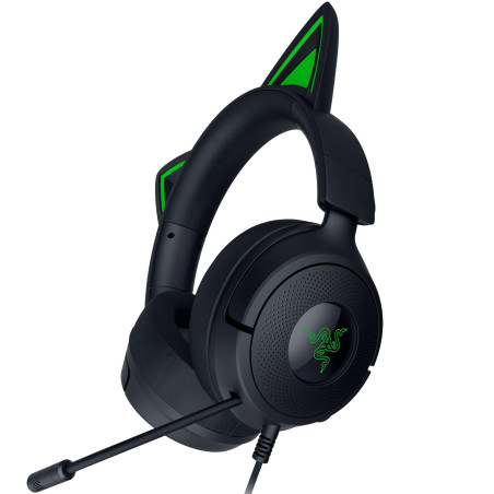 Razer Kraken Kitty V3 X - Casque Filaire Kitty pour Le Gaming - Oreilles Kitty emblématiques - Léger 270g - Micro cardioïde Hype