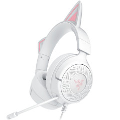 Razer Kraken Kitty V3 X - Casque Filaire Kitty pour Le Gaming - Oreilles Kitty emblématiques - Léger 270g - Micro cardioïde Hype
