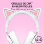 Razer Kraken Kitty V3 X - Casque Filaire Kitty pour Le Gaming - Oreilles Kitty emblématiques - Léger 270g - Micro cardioïde Hype Razer Kraken Kitty V3 X - Casque Filaire Kitty pour Le Gaming - Oreilles Kitty emblématiques - Léger 270g - Micro cardioïde Hype