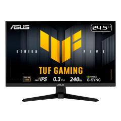 ASUS TUF Gaming Series 5 - VG259QM5A Gaming Monitor – 24.5-inch Full HD Fast-IPS Panel, 240Hz, 0.3ms, G-Sync® Compatible AMD Fre