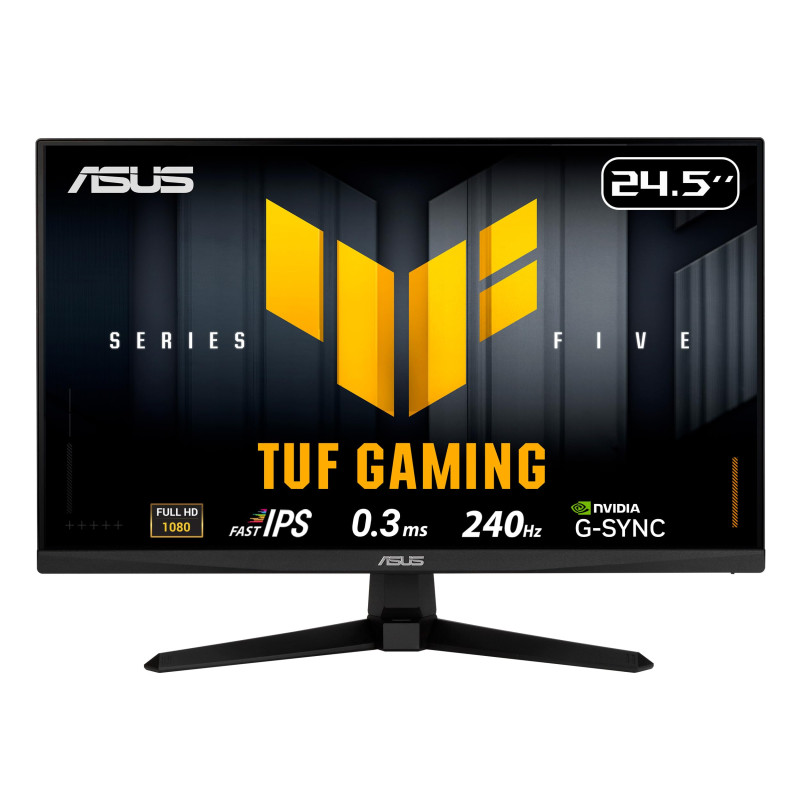 ASUS TUF Gaming Series 5 - VG259QM5A Gaming Monitor – 24.5-inch Full HD Fast-IPS Panel, 240Hz, 0.3ms, G-Sync® Compatible AMD Fre ASUS TUF Gaming Series 5 - VG259QM5A Gaming Monitor – 24.5-inch Full HD Fast-IPS Panel, 240Hz, 0.3ms, G-Sync® Compatible AMD Fre