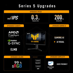 ASUS TUF Gaming VG259QL5A - LED-Monitor - Gaming - 63.5 cm (25")
