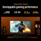 ASUS Moniteur Gaming TUF VG279QM5A – 27", Full HD, Fast-IPS, 240Hz, 0,3ms, G-Sync, FreeSync Premium, ELMB Sync, 99% sRGB, Displa
