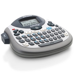 DYMO LetraTag LT-100T Étiqueteuse | Imprimante d'étiquettes Portable avec Clavier QWERTY | Argent | Idéal pour Le Bureau ou la M