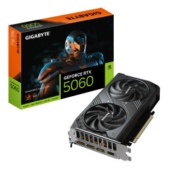 GIGABYTE GeForce RTX 5060 WINDFORCE Max OC 8G Carte Graphique – 8 Go GDDR7, 128 Bits, PCI-E 5.0, 2512 MHz Fréquence du processeu