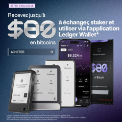 Ledger Flex avec BTC : Le Signer Crypto à écran Tactile sécurisé - Gérez Vos Actifs numériques et Votre identité en Toute sécuri