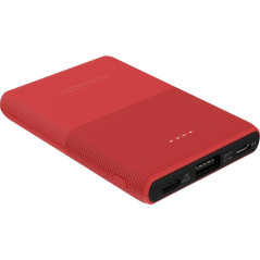 TerraTec Powerbank P 50 Pocket Poppy Red 5000 mAh USB-C
