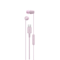 Sony IER-EX15C avec Micro – Écouteurs filaires USB-C pour Android, iPhone, Ordinateur Portable et PC – Câble Anti-enchevêtrement