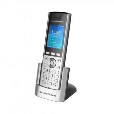 Grandstream Networks WP820 téléphone Fixe Noir, Argent 2 Lignes LCD WiFi