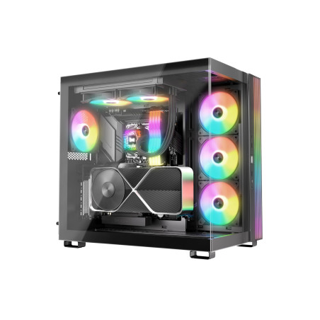 be quiet! Pure Loop 3 LX 240 mm, Refroidissement liquide tout-en-un, 2x ventilateurs Light Wings LX 120 mm PWM high-speed, bloc