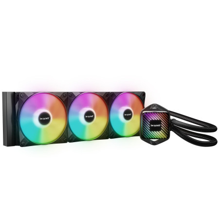 be quiet! Pure Loop 3 LX 360 mm, Refroidissement liquide tout-en-un, 3x ventilateurs Light Wings LX 120 mm PWM high-speed, bloc