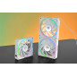 Thermaltake TS140 EX RGB | Ventilateur PWM haute performance 140 mm | Éclairage RGB | Pression d'air optimisée | Lot de 3 | Blan