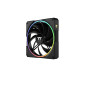 Thermaltake TS120 EX RGB | Ventilateur PWM haute performance 120 mm | Éclairage RGB | Pression d'air optimisée | Lot de 3 | Noir Thermaltake TS120 EX RGB | Ventilateur PWM haute performance 120 mm | Éclairage RGB | Pression d'air optimisée | Lot de 3 | Noir