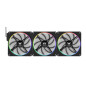 Thermaltake TS120 EX RGB | Ventilateur PWM haute performance 120 mm | Éclairage RGB | Pression d'air optimisée | Lot de 3 | Noir Thermaltake TS120 EX RGB | Ventilateur PWM haute performance 120 mm | Éclairage RGB | Pression d'air optimisée | Lot de 3 | Noir