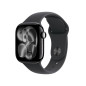 Apple Watch Series 11 [GPS 42 mm] Montre connectée avec boîtier Obsidienne et Bracelet Sport Noir. Score de Sommeil, Moniteur d’