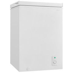 Bomann, Congélateur Coffre 100L Blanc GT7355-4 Étoiles, Température ≤ -18°C, Capacité de Congélation 4,5 kg/24h, Lampe de Contrô