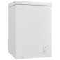 Bomann, Congélateur Coffre 100L Blanc GT7355-4 Étoiles, Température ≤ -18°C, Capacité de Congélation 4,5 kg/24h, Lampe de Contrô