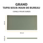 Fellowes Breyta Tapis de bureau sous main large – Sauge – Base antidérapante en caoutchouc, bords cousus résistants, protection Fellowes Breyta Tapis de bureau sous main large – Sauge – Base antidérapante en caoutchouc, bords cousus résistants, protection