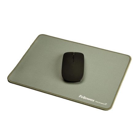 Fellowes Breyta Tapis de Souris Ergonomique Extra-Large – Sauge – Base antidérapante en Caoutchouc, Bords Cousus résistants, Pro
