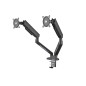 Bras double pour écrans Gaming One For All de 21 à 45 pouces - VESA 75/100 mm - Réglage en hauteur - Inclinaison (80°), pivoteme Bras double pour écrans Gaming One For All de 21 à 45 pouces - VESA 75/100 mm - Réglage en hauteur - Inclinaison (80°), pivoteme