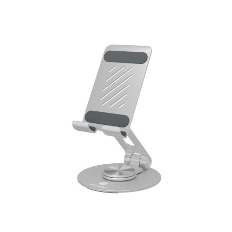 ICY Box IB-TH201-R Support pour Smartphone et Tablette jusqu'à 12,9" en Aluminium et Acier au Carbone, Coussinets en Silicone, E