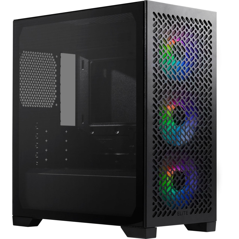 Cooler Master Elite 302, Micro-ATX Boîtier PC Minimaliste à Haut débit d'air 365 mm GPU Max, Compatible RTX 5080 | RX 7090 XT, 2 Cooler Master Elite 302, Micro-ATX Boîtier PC Minimaliste à Haut débit d'air 365 mm GPU Max, Compatible RTX 5080 | RX 7090 XT, 2