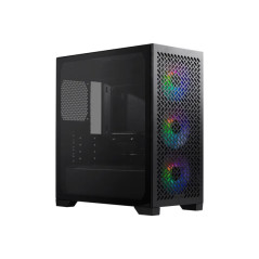 Cooler Master Elite 302, Micro-ATX Boîtier PC Minimaliste à Haut débit d'air 365 mm GPU Max, Compatible RTX 5080 | RX 7090 XT, 2