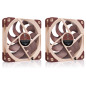 Noctua NF-A12x25 G2 PWM Sx2-PP, Kit avec Deux Ventilateurs pour Installation Push-Pull ou Côte à Côte (Brun) Noctua NF-A12x25 G2 PWM Sx2-PP, Kit avec Deux Ventilateurs pour Installation Push-Pull ou Côte à Côte (Brun)