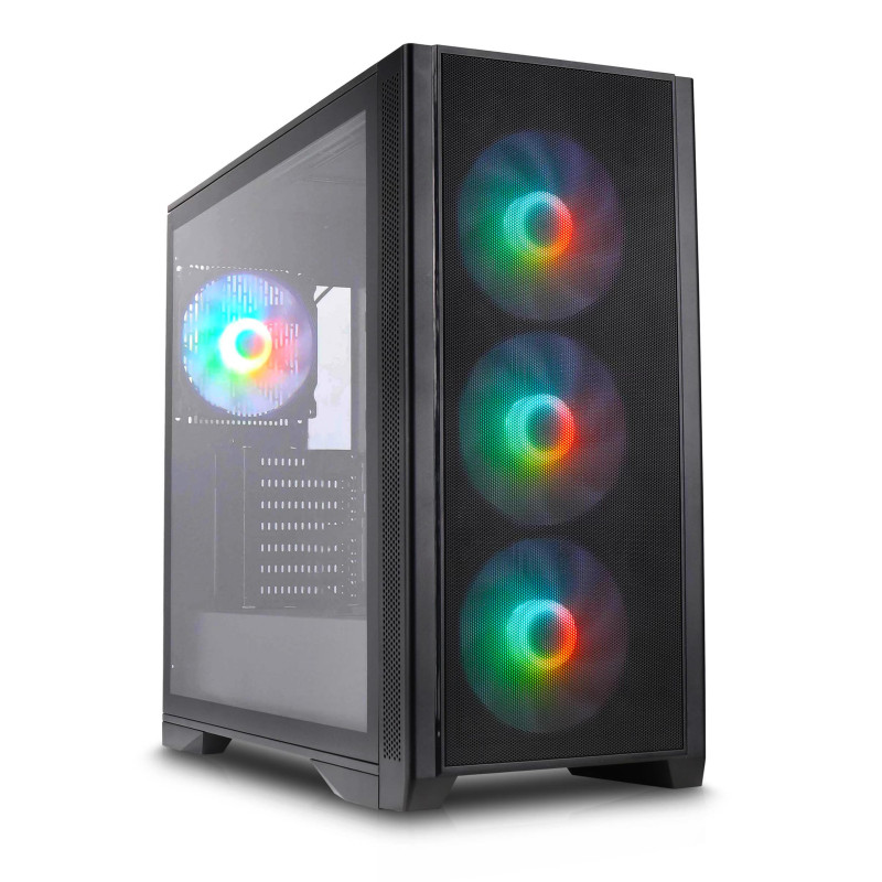 Silentware Air 1000 Black Boîtier PC Midi Tower, Maille métallique, fenêtre latérale en Verre trempé, 4 Ventilateurs 120mm A-RGB Silentware Air 1000 Black Boîtier PC Midi Tower, Maille métallique, fenêtre latérale en Verre trempé, 4 Ventilateurs 120mm A-RGB