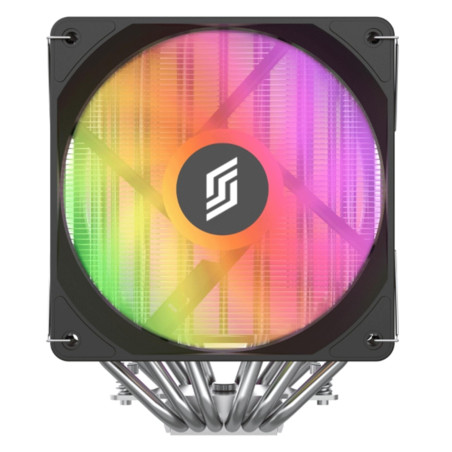 Silentware Titan CPU refroidisseur CPU, Dual-Tower, 6 Heatpipes en cuivre, 2x 120mm PWM ventilateurs, éclairage A-RGB, TDP jusqu