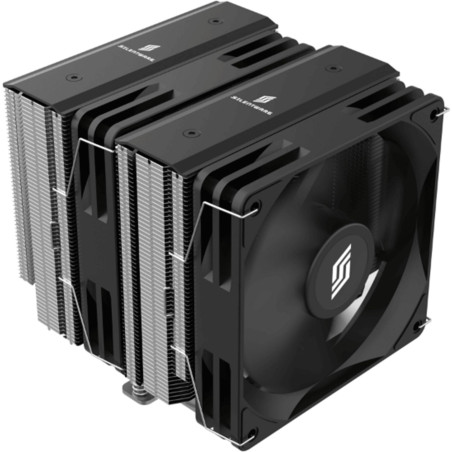 Silentware Titan Performance Refroidisseur CPU, Dual-Tower, 6 heatpipes en cuivre, 2x 120mm PWM ventilateurs avec palier hydro,
