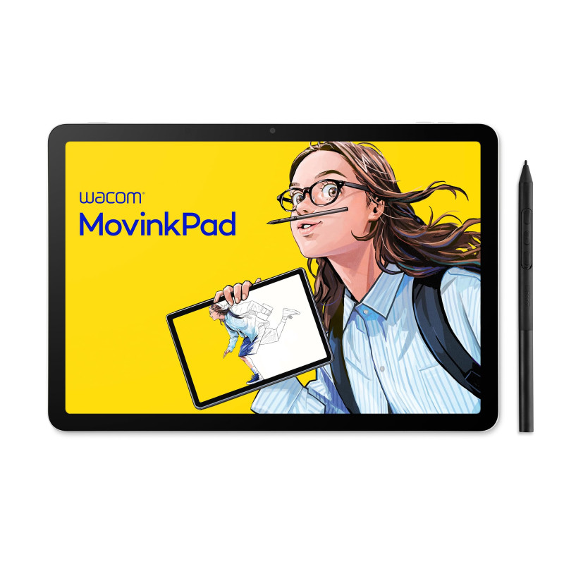 Wacom MovinkPad 11, Tablette Graphique de Dessin Android 14 (11″) pour Jeunes créateurs, avec Wacom Pro Pen 3, écran Net, Verre Wacom MovinkPad 11, Tablette Graphique de Dessin Android 14 (11″) pour Jeunes créateurs, avec Wacom Pro Pen 3, écran Net, Verre