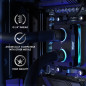 Thermal Grizzly DeltaMate Extender MF7 – Noir 7mm G1/4 Entretoise Mâle vers Femelle pour Refroidissement à Eau PC Personnalisé