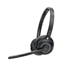 Creative Chat Wireless Casque sans Fil sur Oreille avec Micro Perche à réduction de Bruit, dongle USB, contrôle de la Lecture et