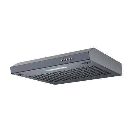 Hotte encastrable Respekta Sina noir mat, 60 cm, évacuation/recyclage de l’air, modèle CH600SC-19, classe énergétique A+