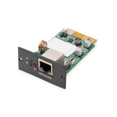 DIGITUS Carte SNMP et WEB – Pour systèmes UPS Online DIGITUS DN-170xxx – Accès à distance et surveillance des alimentations sans