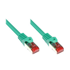 Alcasa 50m Cat6 câble de réseau S/FTP (S-STP) Vert - Câbles de réseau (50 m, Cat6, S/FTP (S-STP), RJ-45, RJ-45, Vert)