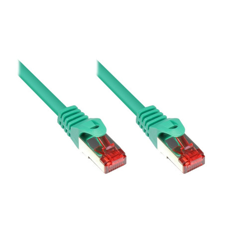 Alcasa 50m Cat6 câble de réseau S/FTP (S-STP) Vert - Câbles de réseau (50 m, Cat6, S/FTP (S-STP), RJ-45, RJ-45, Vert)