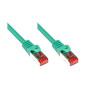 Alcasa 50m Cat6 câble de réseau S/FTP (S-STP) Vert - Câbles de réseau (50 m, Cat6, S/FTP (S-STP), RJ-45, RJ-45, Vert)