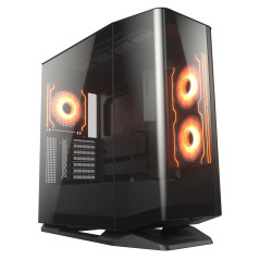 Cougar FV270 Boîtier en PC incurvé en Verre trempé | Intérieur spacieux pour Les Composants Haut de Gamme | avec Un Design de Fl