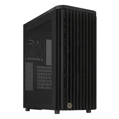 ASUS ProArt PA401 Wood Edition, châssis ATX avec Panneau en Maille, Compatible avec GPU jusqu'à 314 mm, Compatible avec radiateu