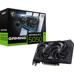 MSI NVIDIA GeForce RTX 5050 8G Gaming OC Carte Graphique - 8 Go GDDR6 (20 Gbps / 128 Bits), PCIe 5.0 - Twin FROZR 10 (2 Ventilat