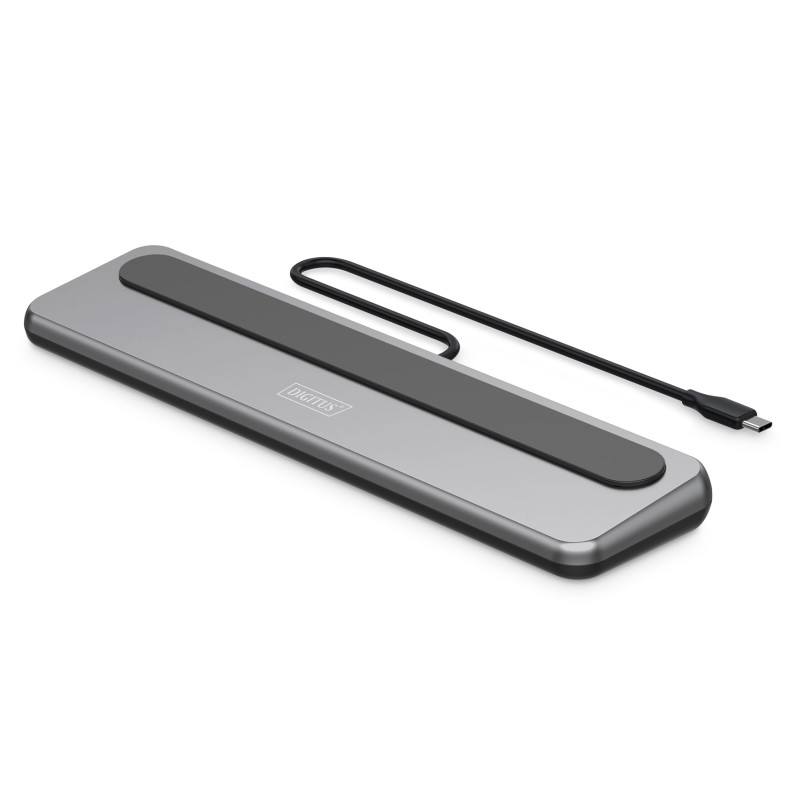 DIGITUS Station d'accueil – 12 Ports – 2X HDMI, 1x Displayport 8k 30Hz – 2X USB-A 3.2 Gen2, 1x Type-A 3.2 Gen1, 1x USB-C 3.2 Gen DIGITUS Station d'accueil – 12 Ports – 2X HDMI, 1x Displayport 8k 30Hz – 2X USB-A 3.2 Gen2, 1x Type-A 3.2 Gen1, 1x USB-C 3.2 Gen