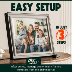 PixStar LUX Cadre photo numérique 17 pouces