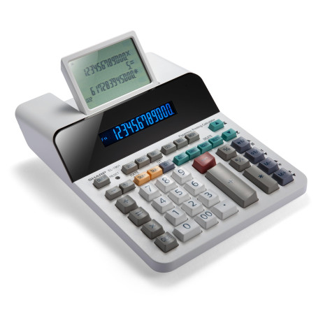Sharp EL-1901 - Calculatrice d'impression sans Papier Blanc