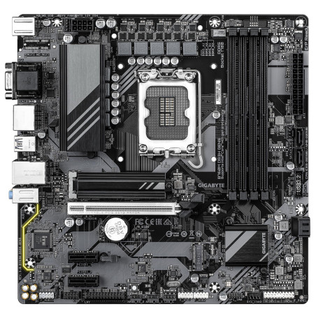 GIGABYTE B760M DS3H GEN5 Carte Mère – Prend en Charge Les processeurs Intel Core 14e génération, VRM numérique 6+2+1 Phases, jus